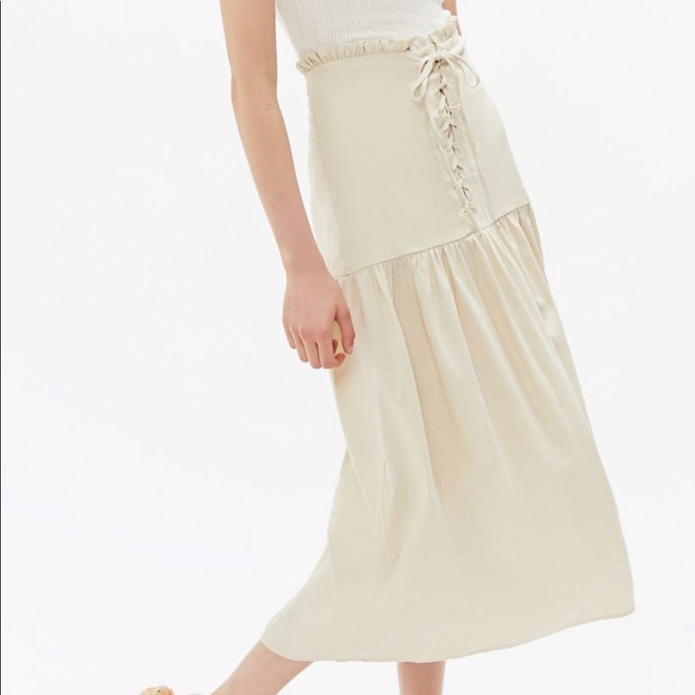 Lace up skirt from Urban Outfitters
